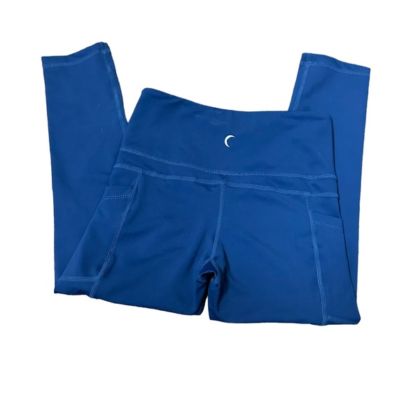 Zyia Active Blue Cropped Leggings Size 2 - Picture 2 of 11